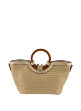 Willina -Sac porté main Beige/Or