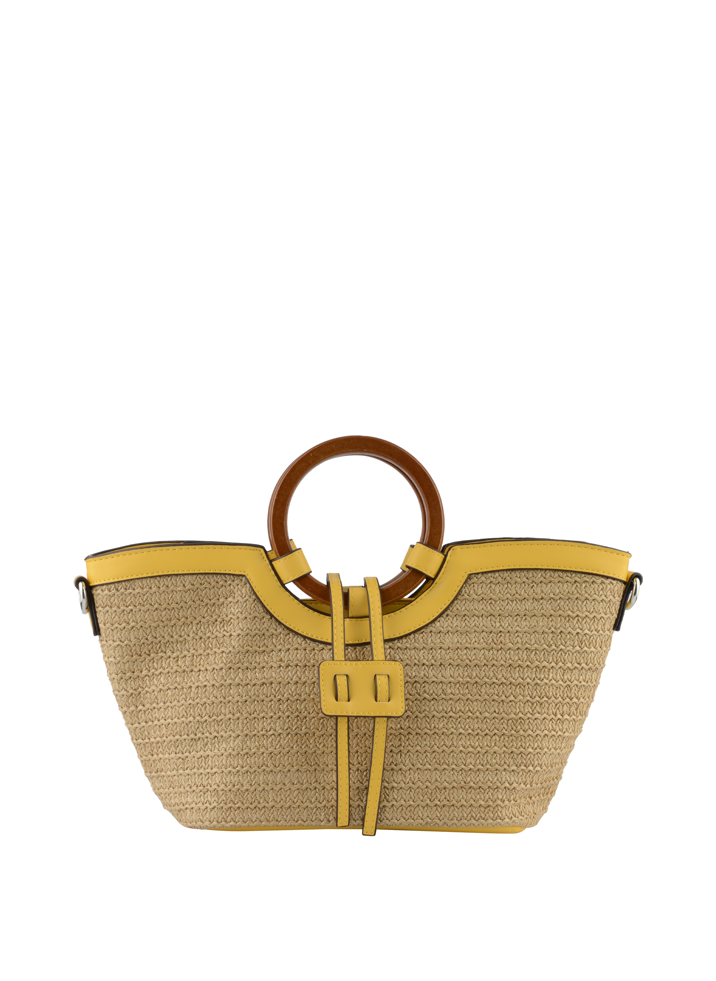 Willina -Sac porté main Beige/Jaune