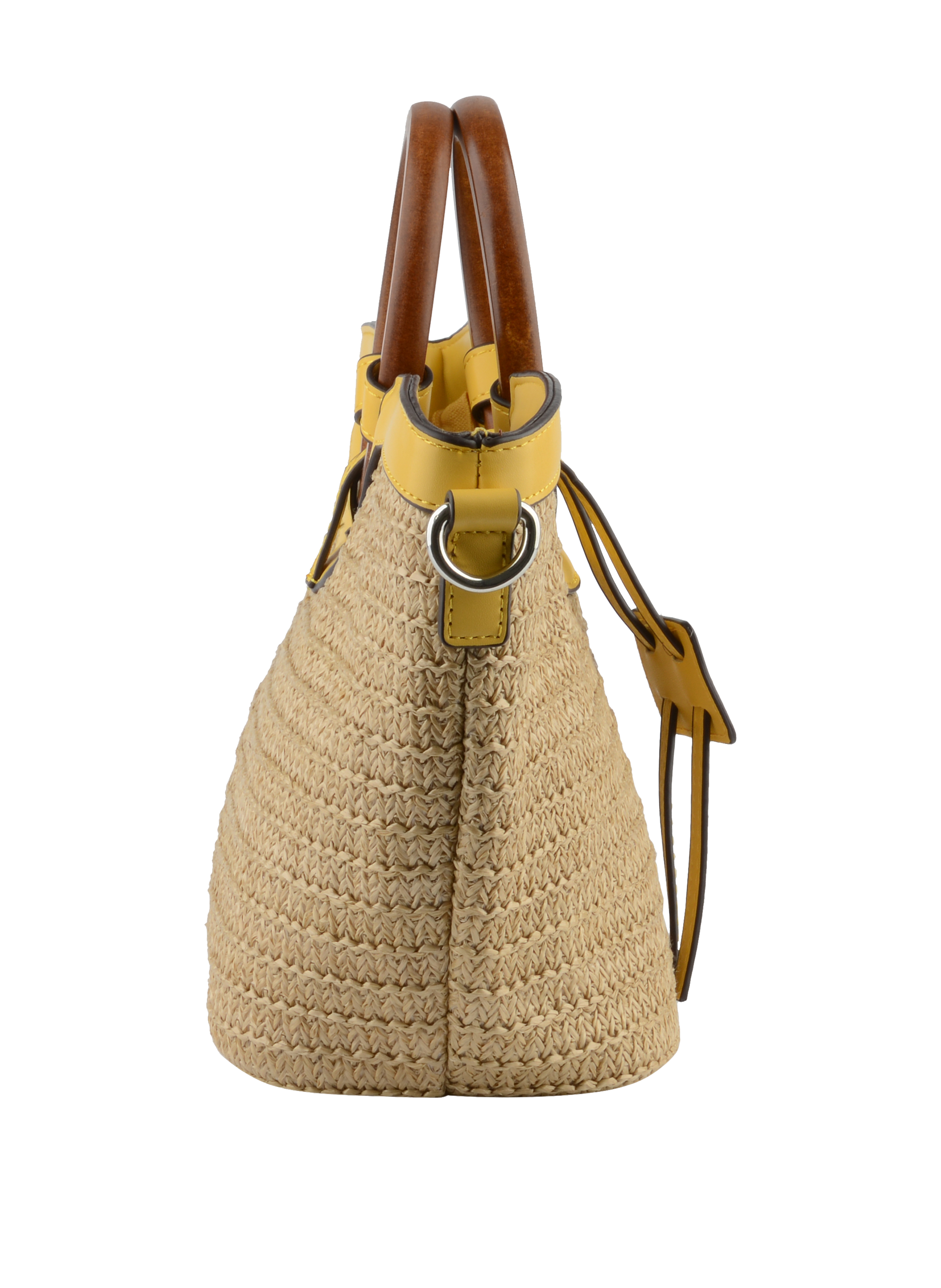 Willina -Sac porté main Beige/Jaune