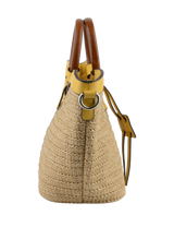 Willina -Sac porté main Beige/Jaune