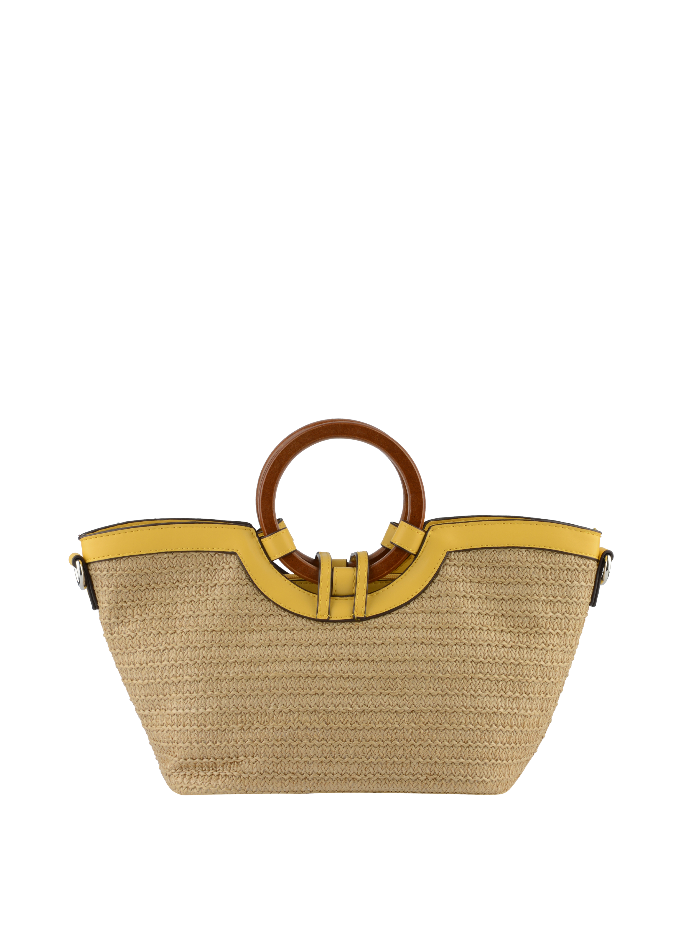 Willina -Sac porté main Beige/Jaune