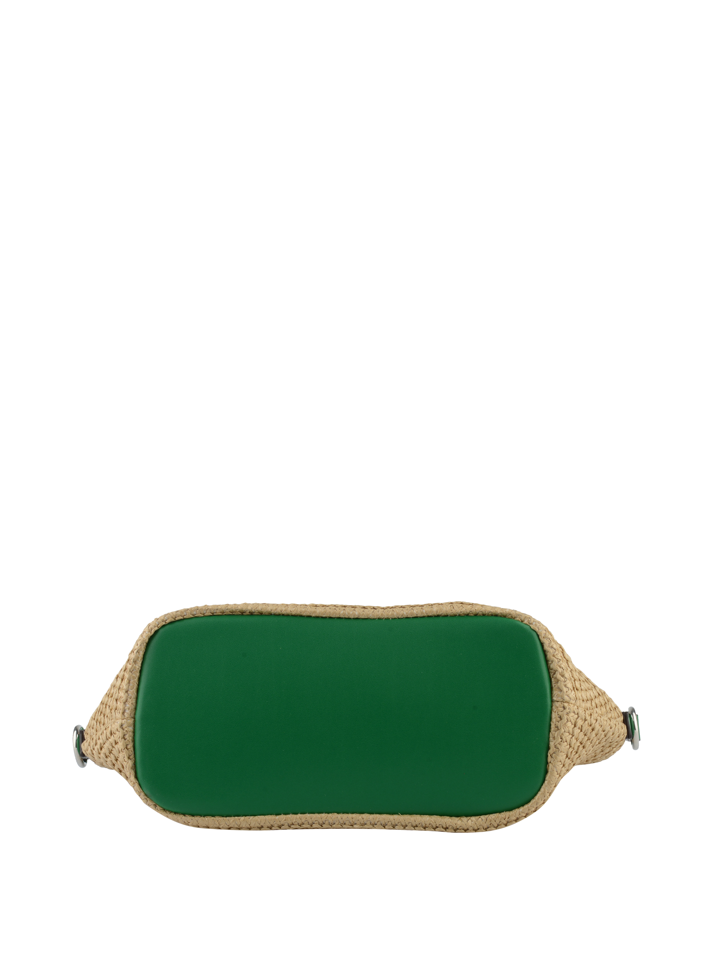Willina -Sac porté main Beige/Emeraude