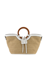 Willina -Sac porté main Beige/Blanc