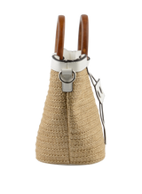 Willina -Sac porté main Beige/Blanc