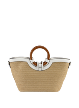 Willina -Sac porté main Beige/Blanc