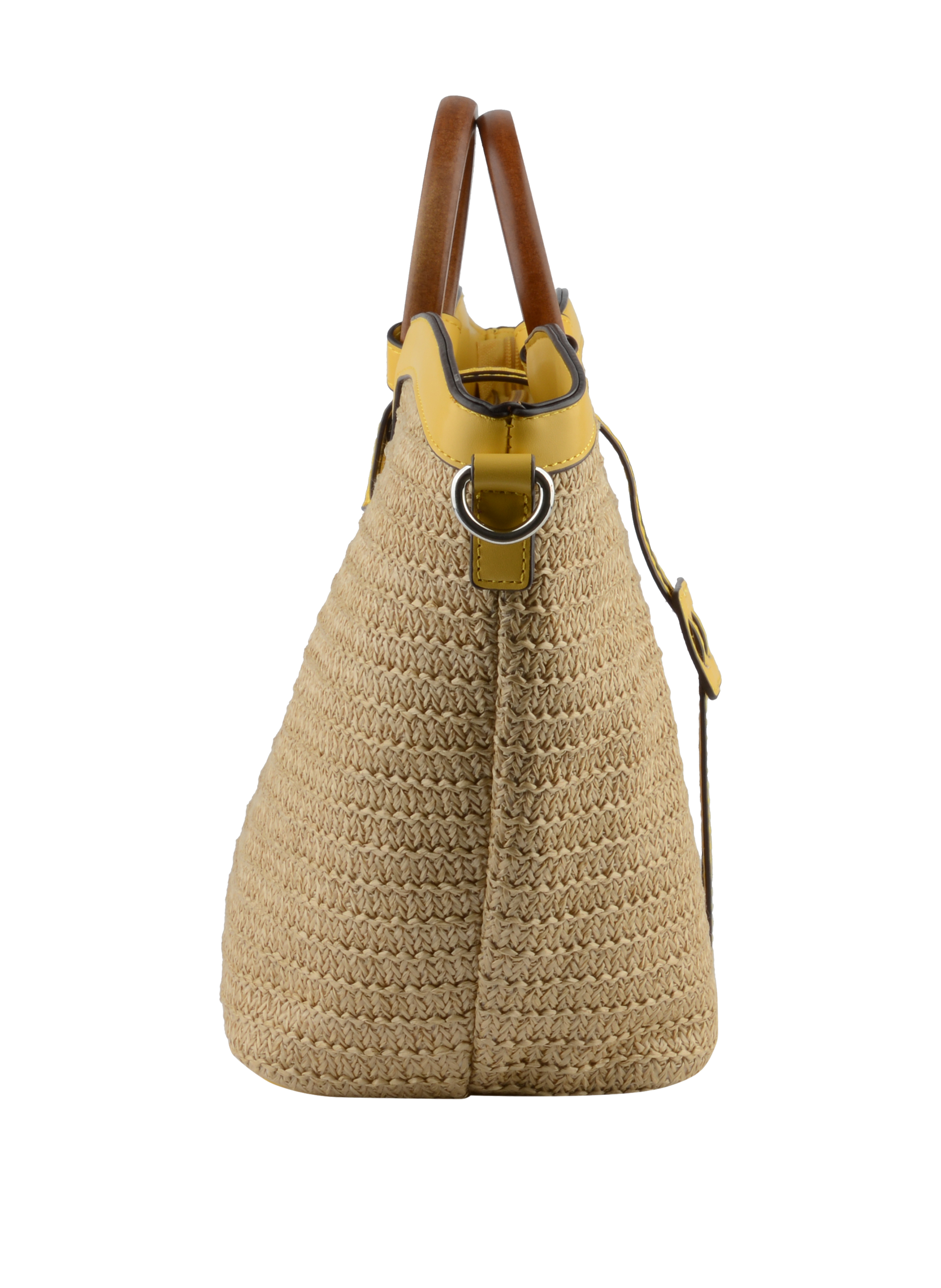 Willina - Sac grand porté main Beige/Jaune