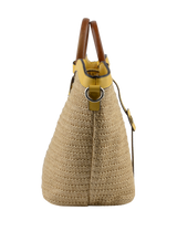 Willina - Sac grand porté main Beige/Jaune