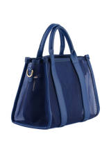 Assia - Petit sac porté main Bleu