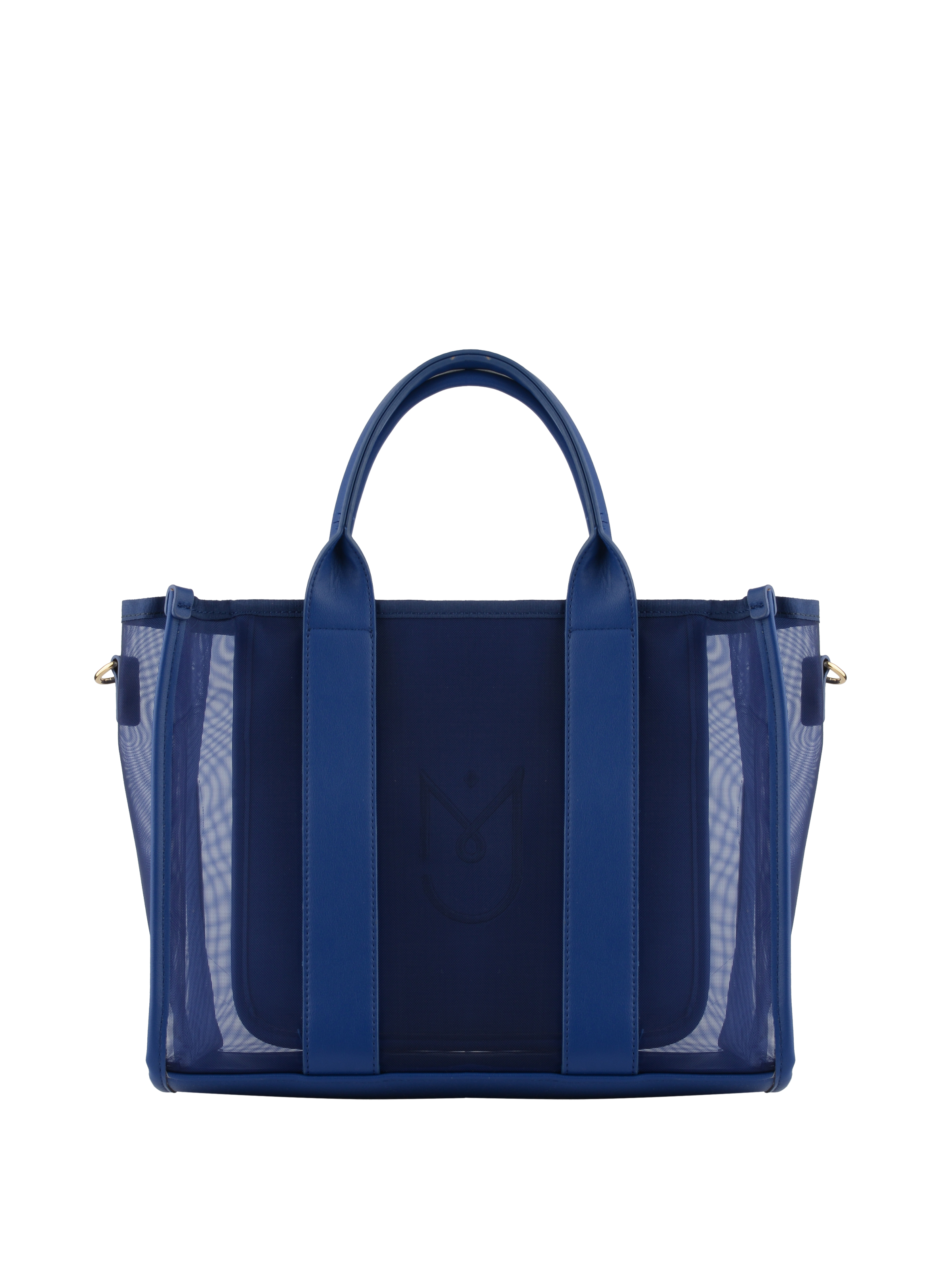 Assia - Grand sac porté main Bleu