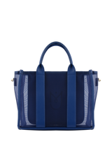 Assia - Grand sac porté main Bleu
