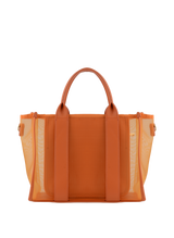 Assia - Grand sac porté main Orange