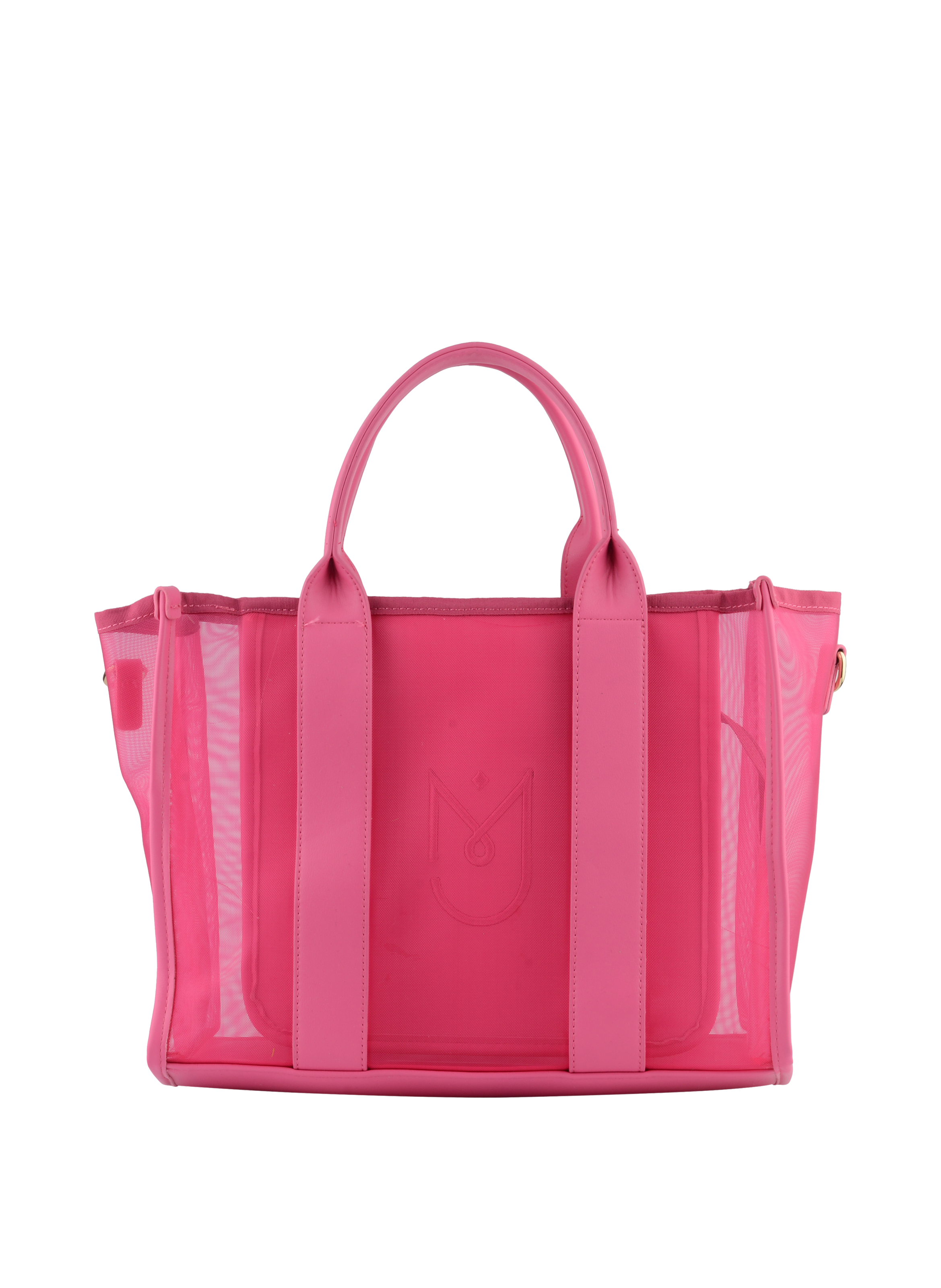Assia - Grand sac porté main Fuschia