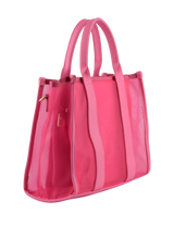 Assia - Grand sac porté main Fuschia