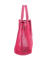 Assia - Grand sac porté main Fuschia