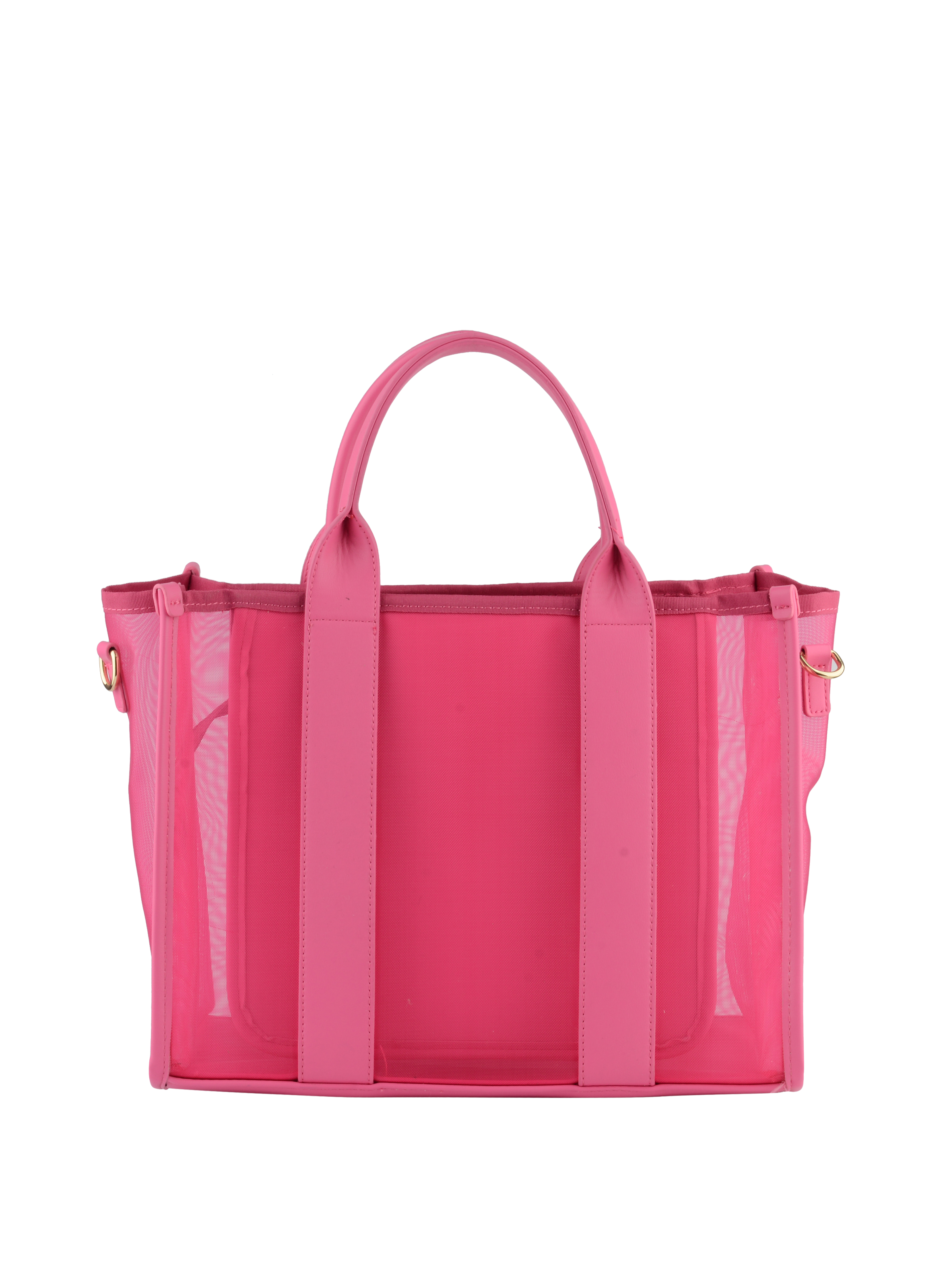 Assia - Grand sac porté main Fuschia