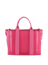 Assia - Grand sac porté main Fuschia