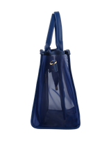 Assia - Grand sac porté main Bleu