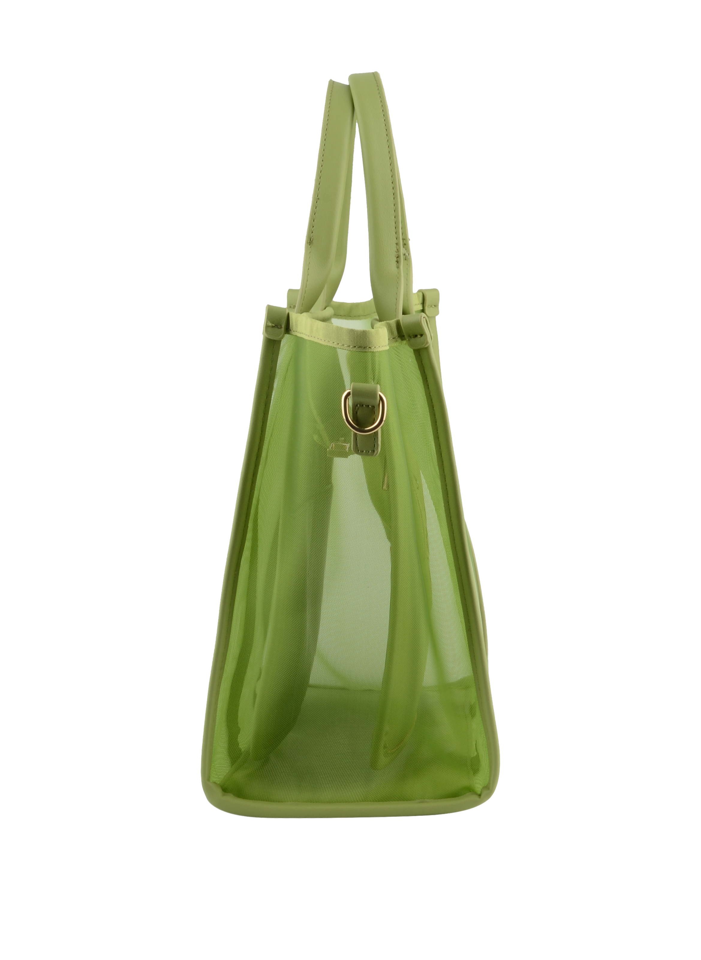 Assia - Grand sac porté main Vert