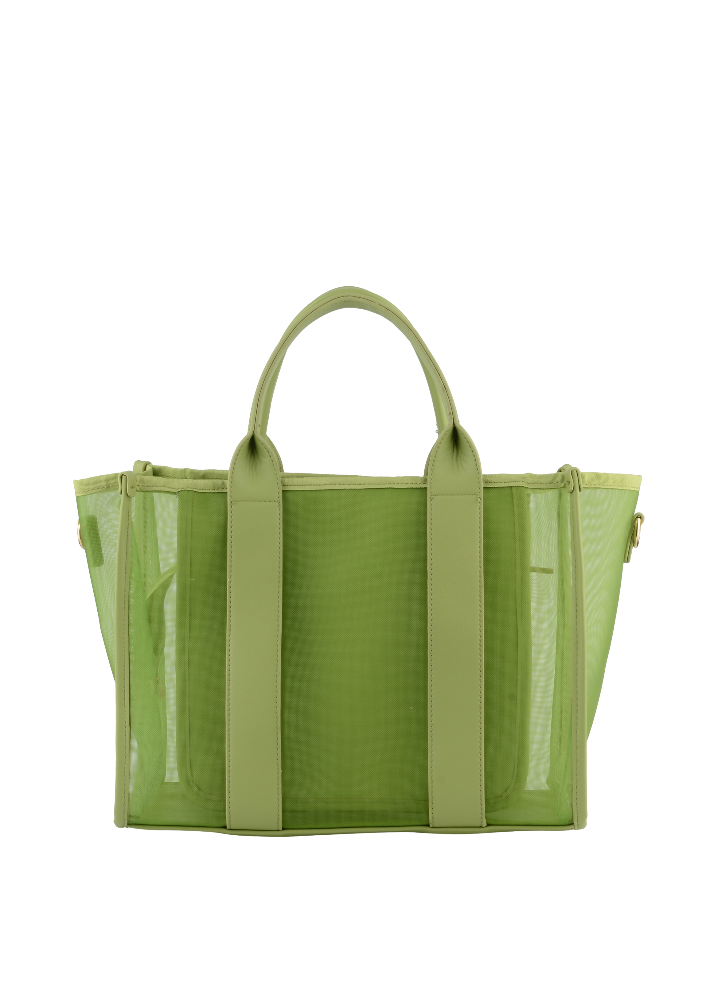 Assia - Grand sac porté main Vert