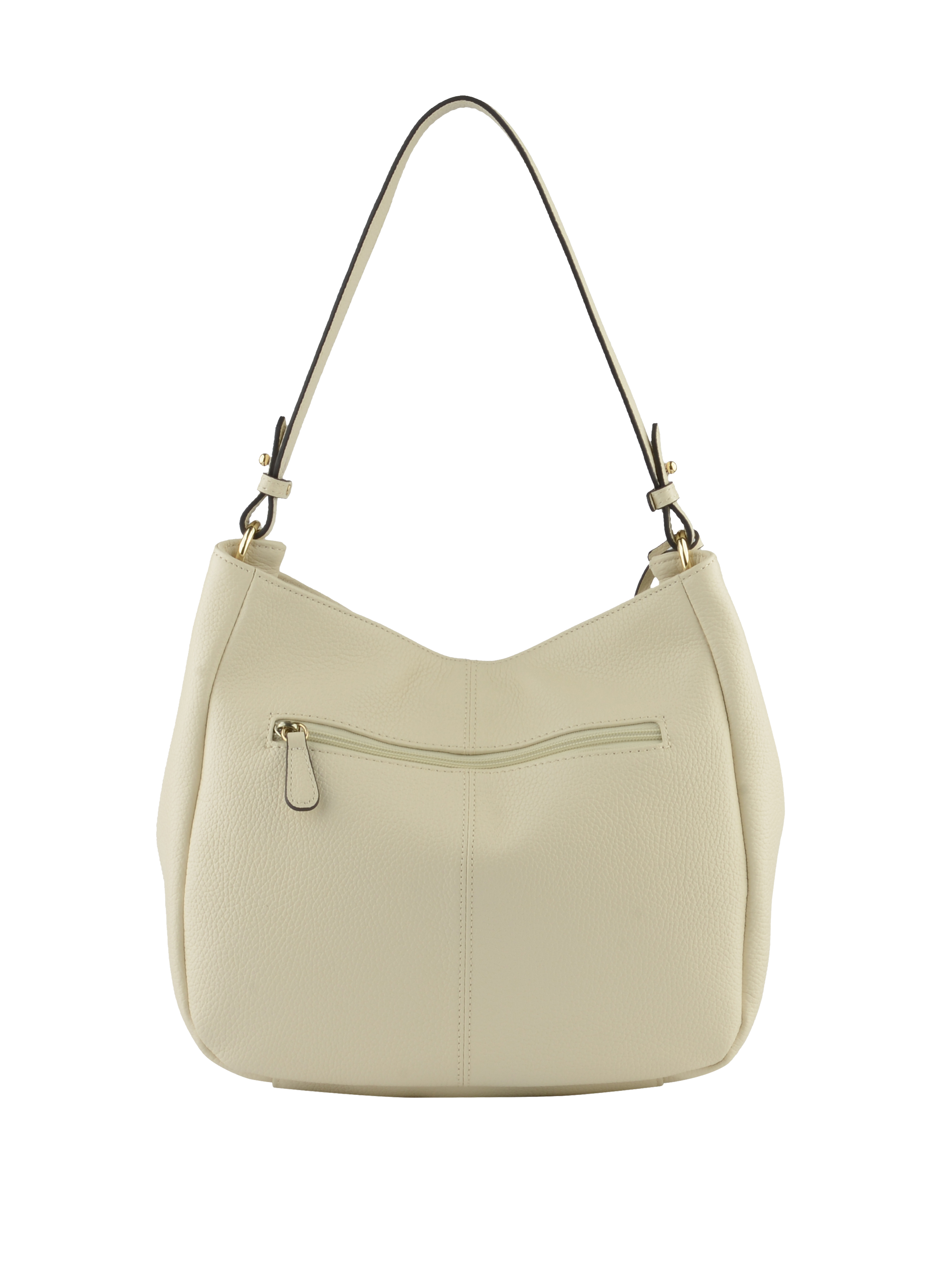 Kenza - Sac porté épaule Beige