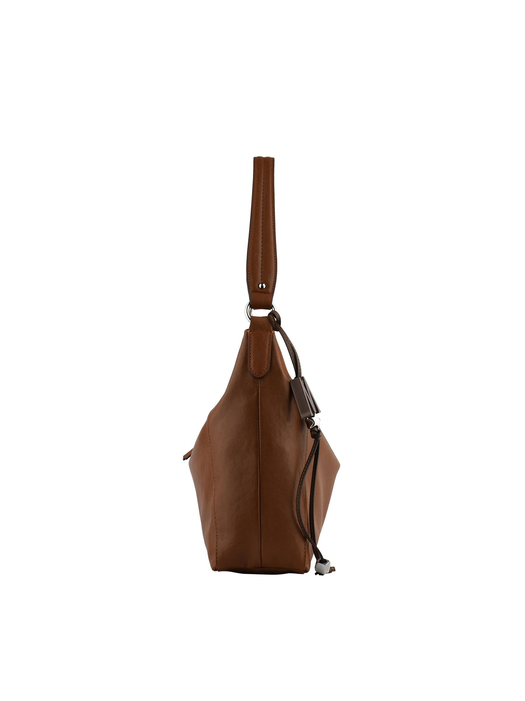 Albane - Sac porté épaule camel