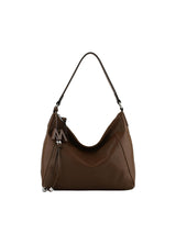Albane - Sac porté épaule marron
