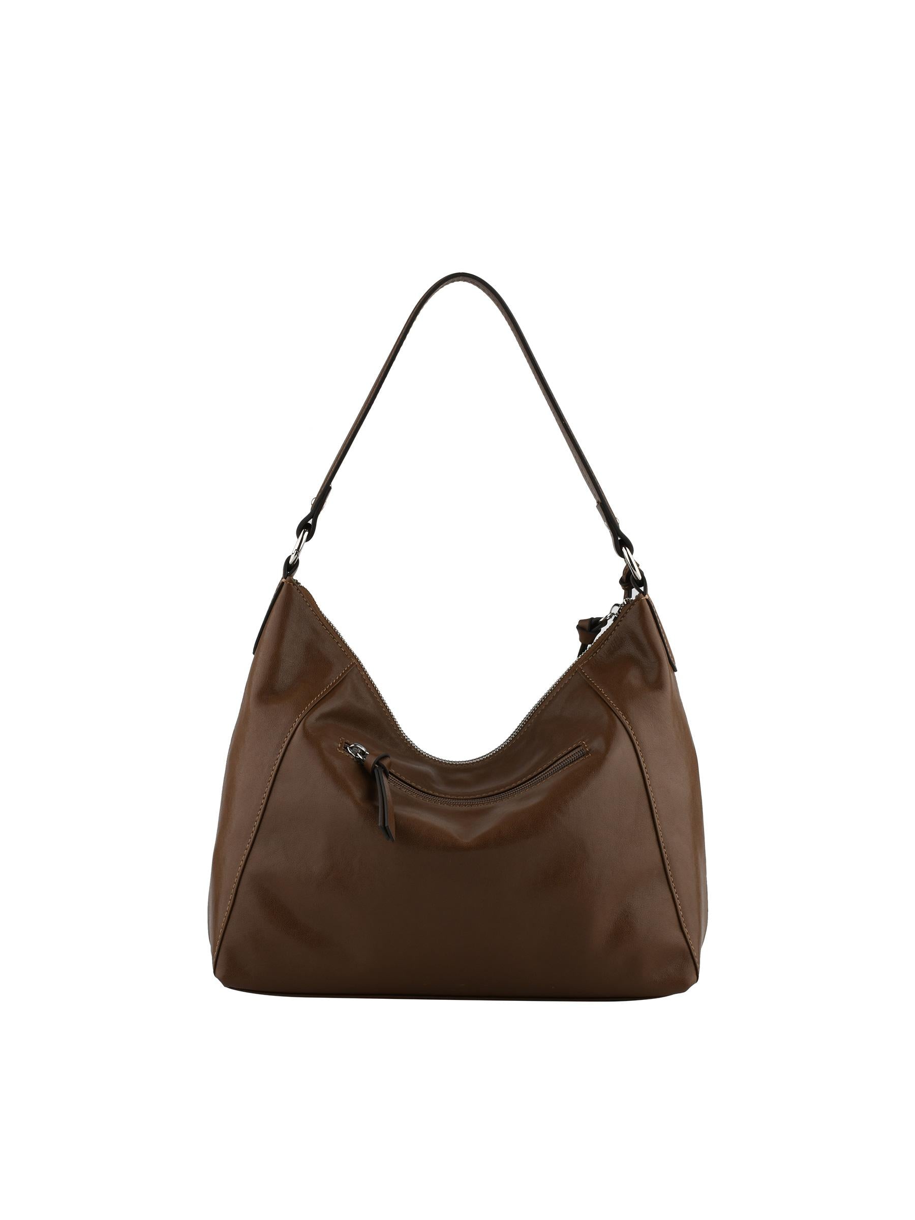 Albane - Sac porté épaule marron