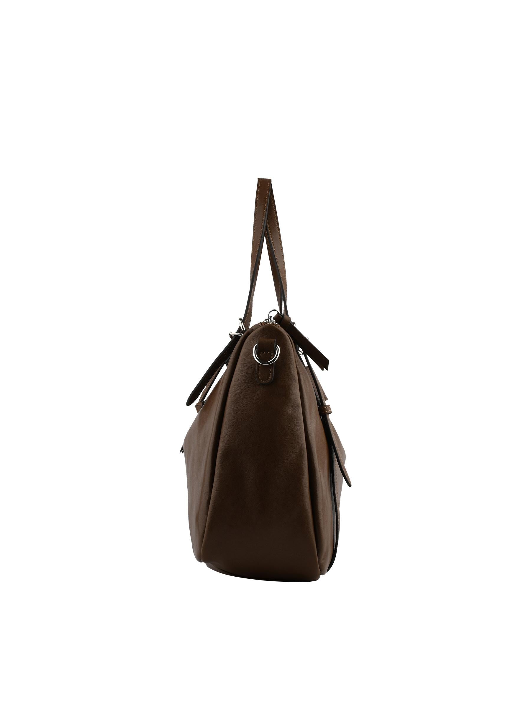 Albane - Sac porté main marron
