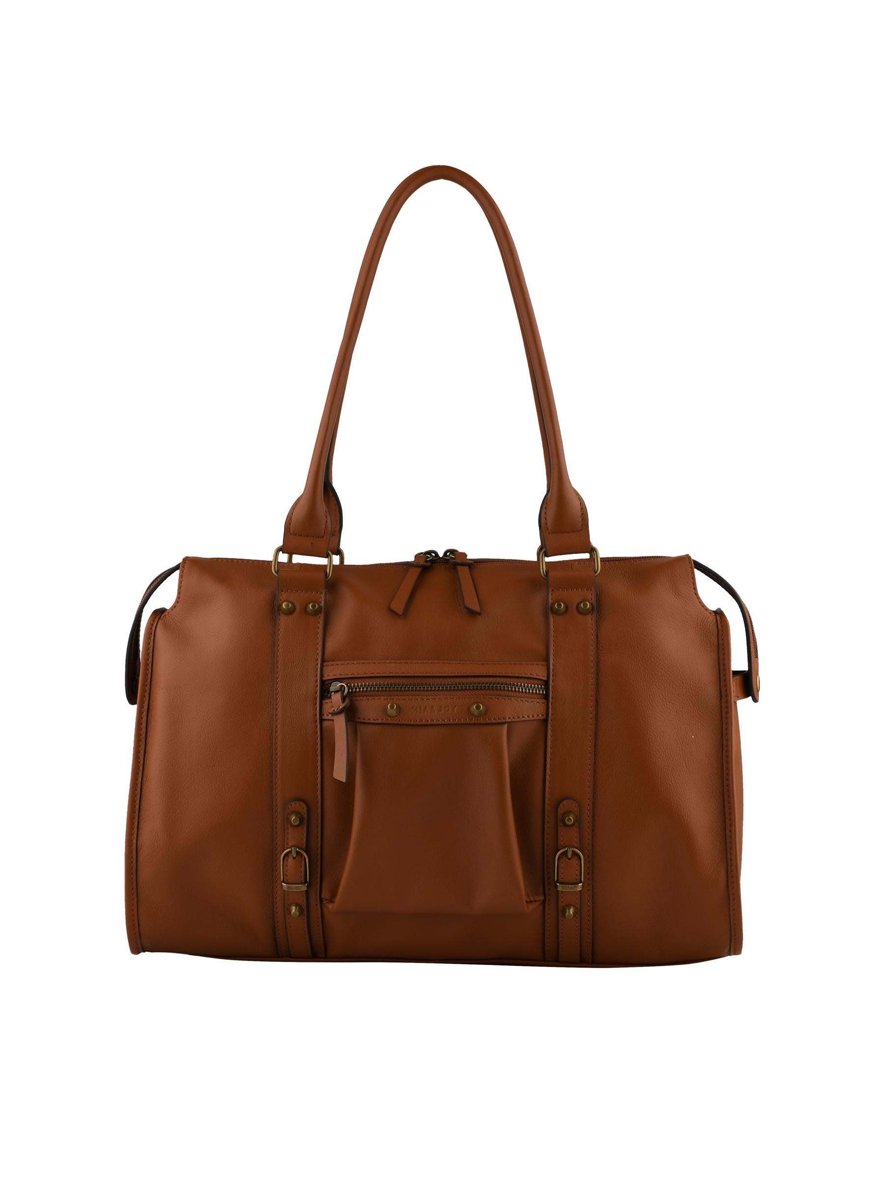 Millie - Sac shopping camel