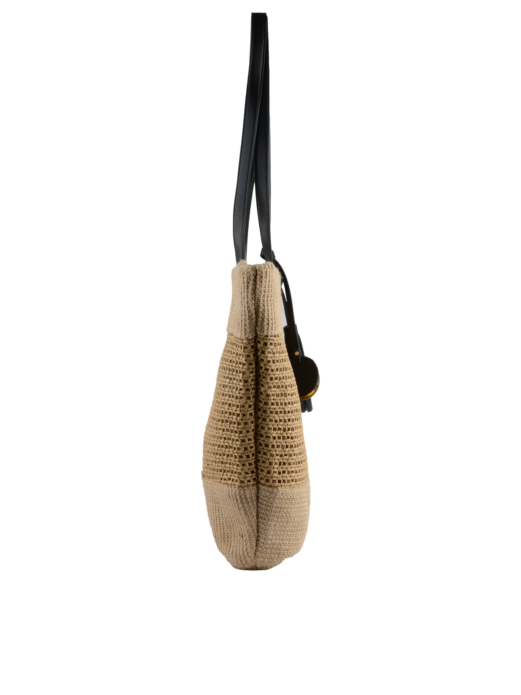 Kateleen - Sac shopping Beige/ Noir