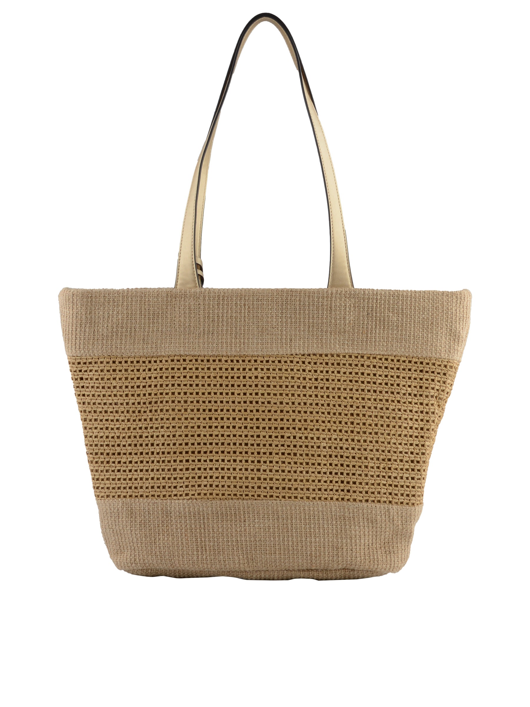 Kateleen - Sac shopping Beige/ Or