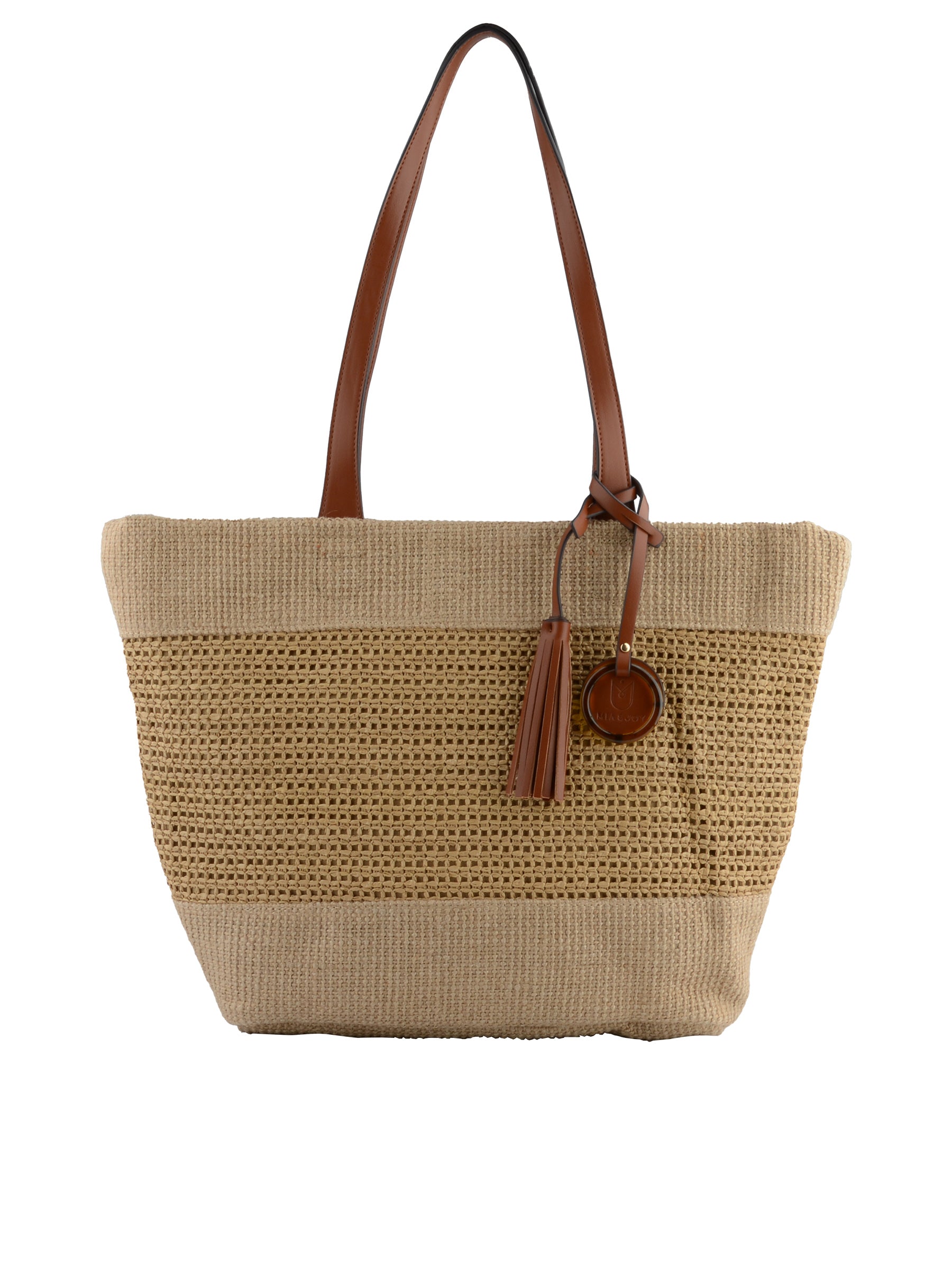 Kateleen - Sac shopping Beige/ Camel
