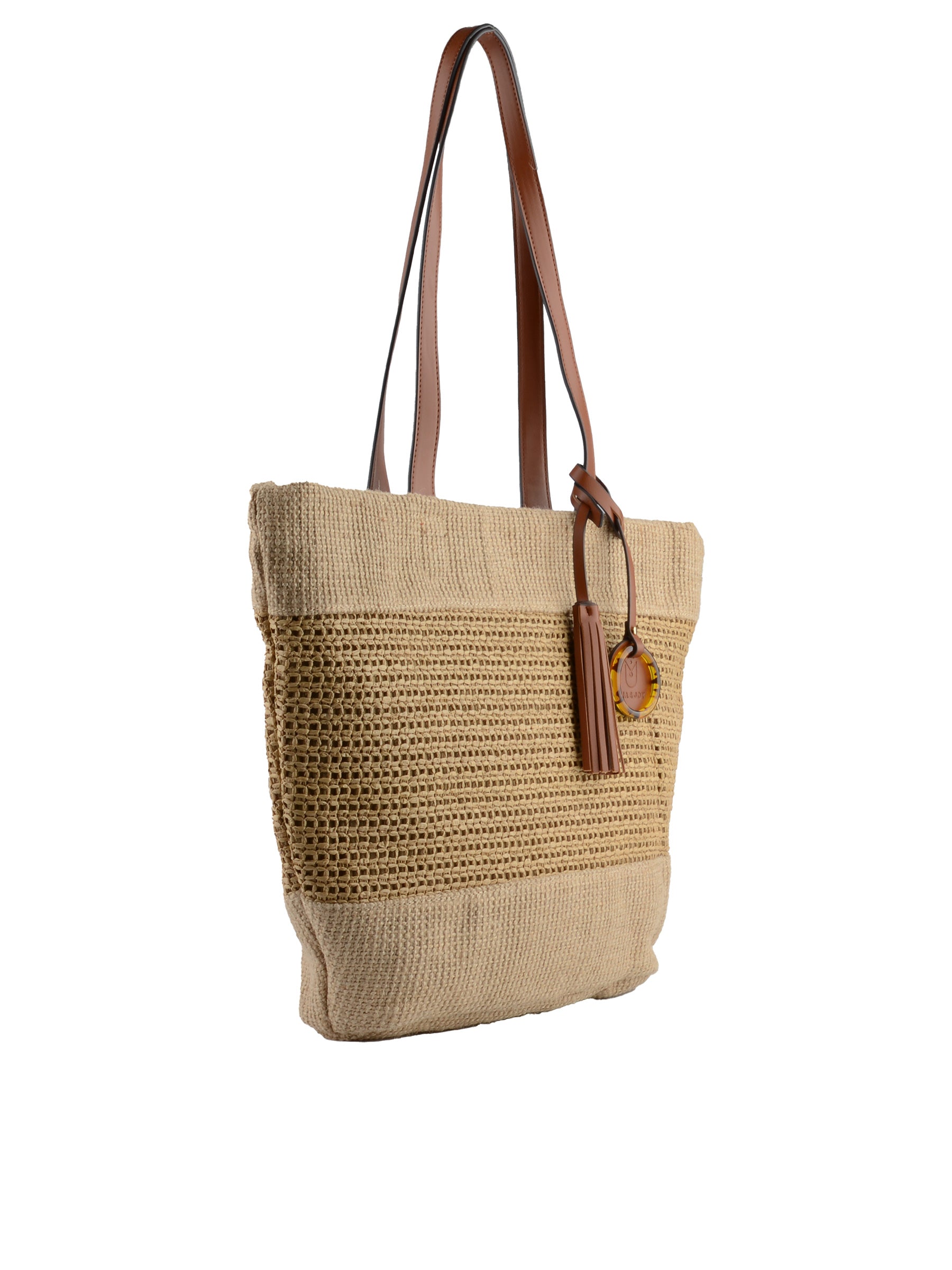 Kateleen - Sac shopping Beige/ Camel