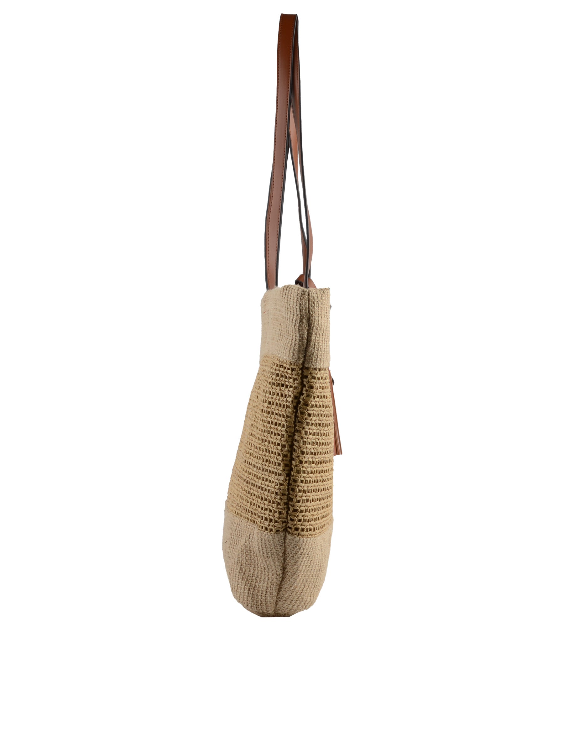 Kateleen - Sac shopping Beige/ Camel