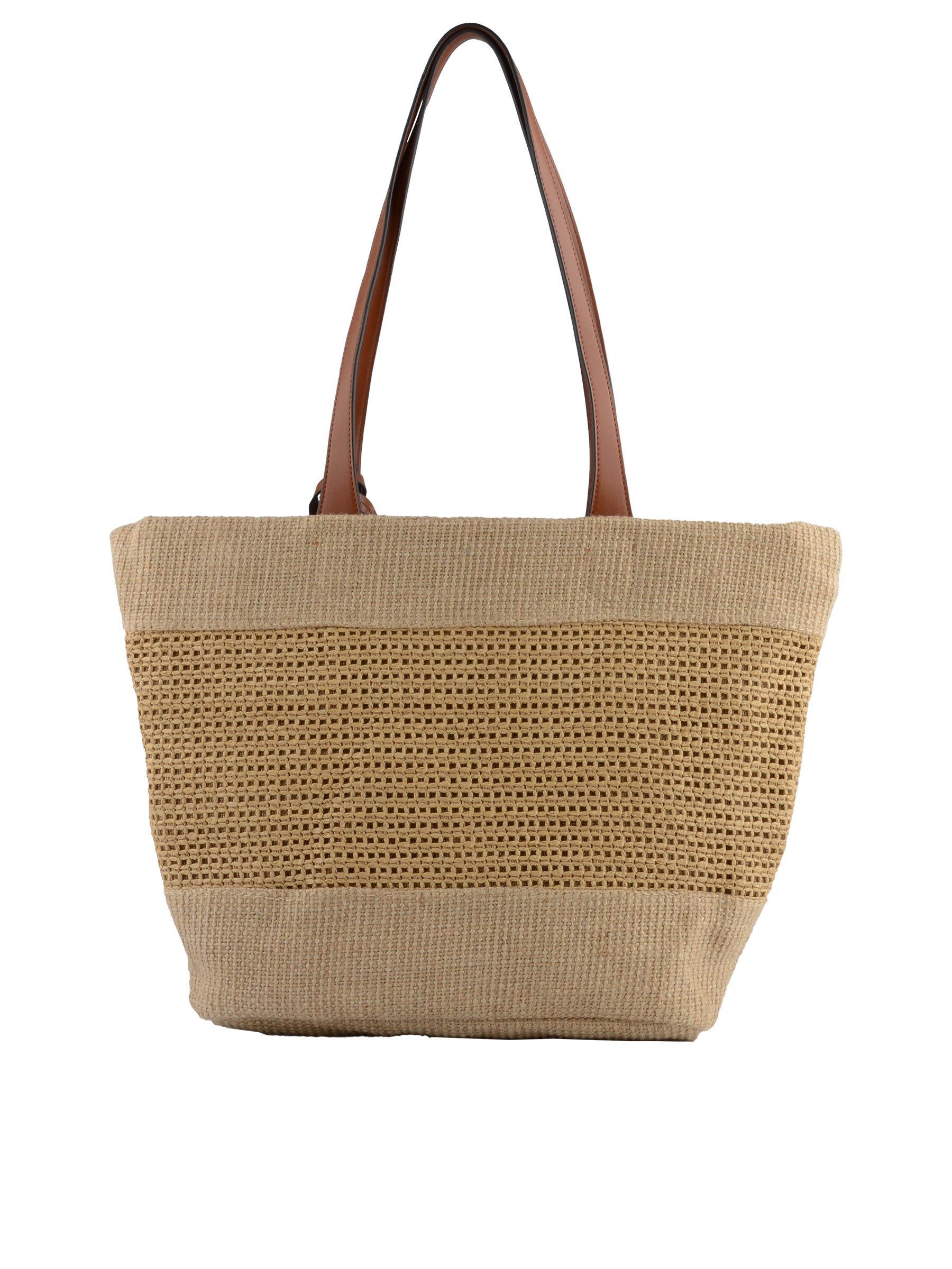 Kateleen - Sac shopping Beige/ Camel