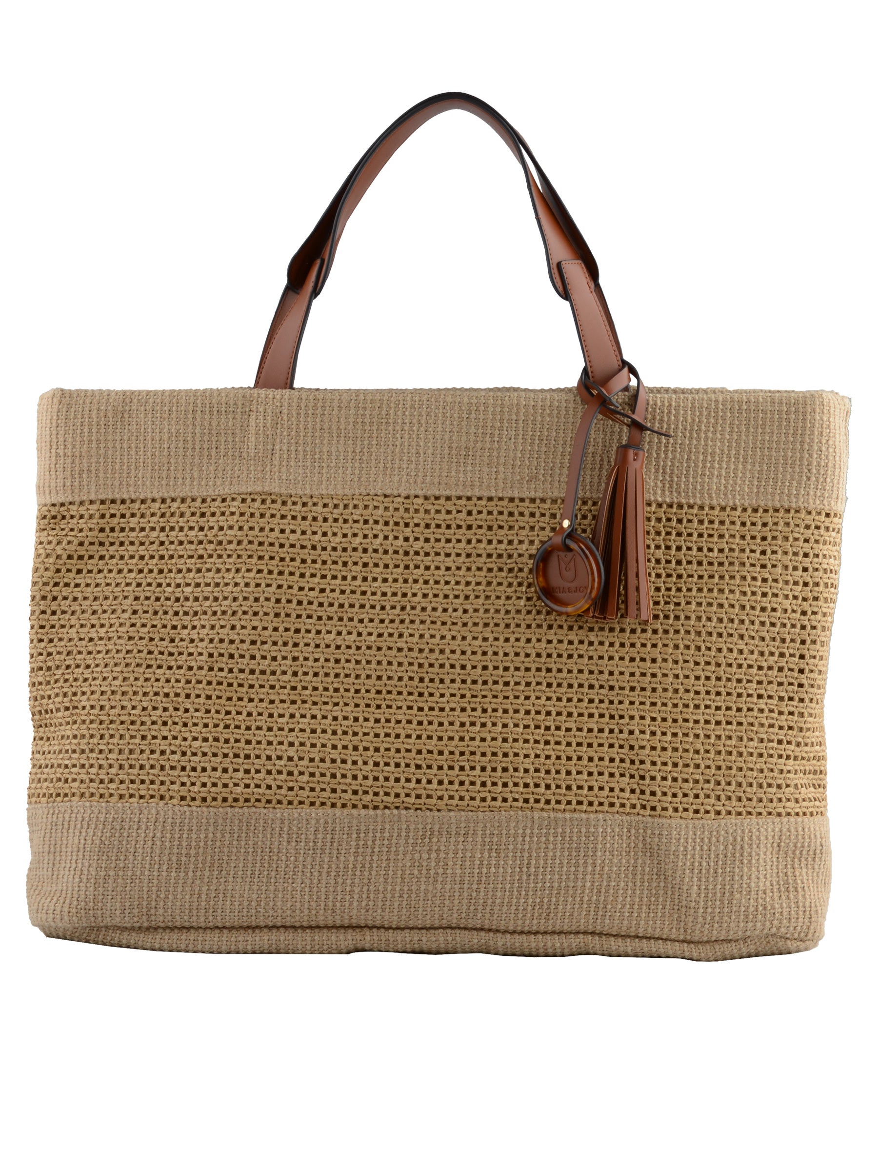 Kateleen - Sac shopping Beige/ Camel