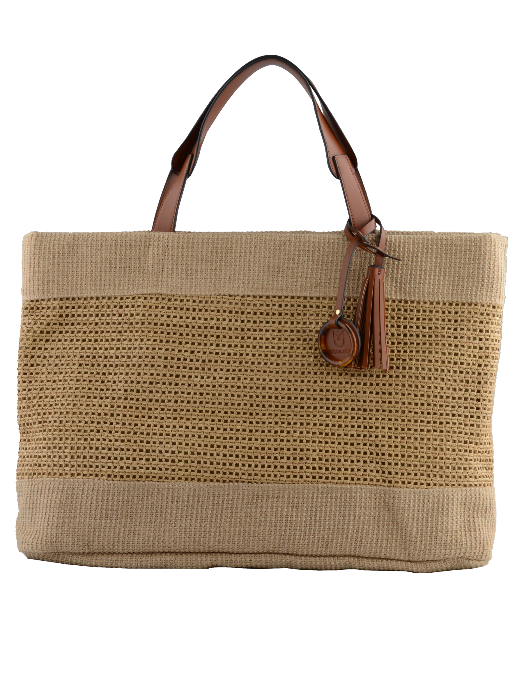 Kateleen - Sac shopping Beige/ Camel