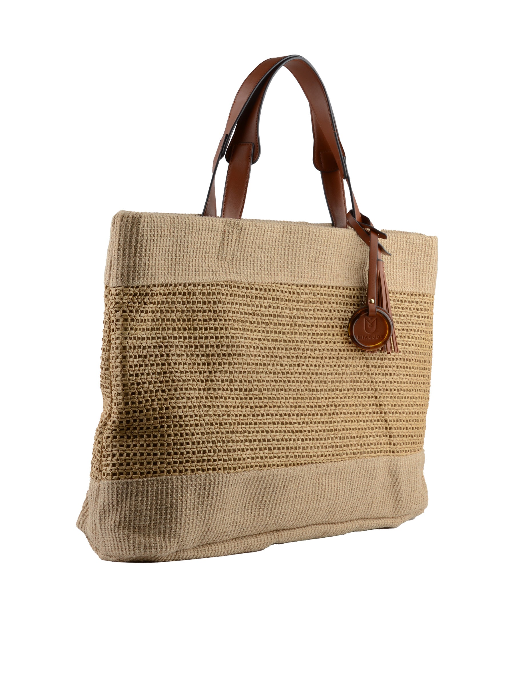 Kateleen - Sac shopping Beige/ Camel