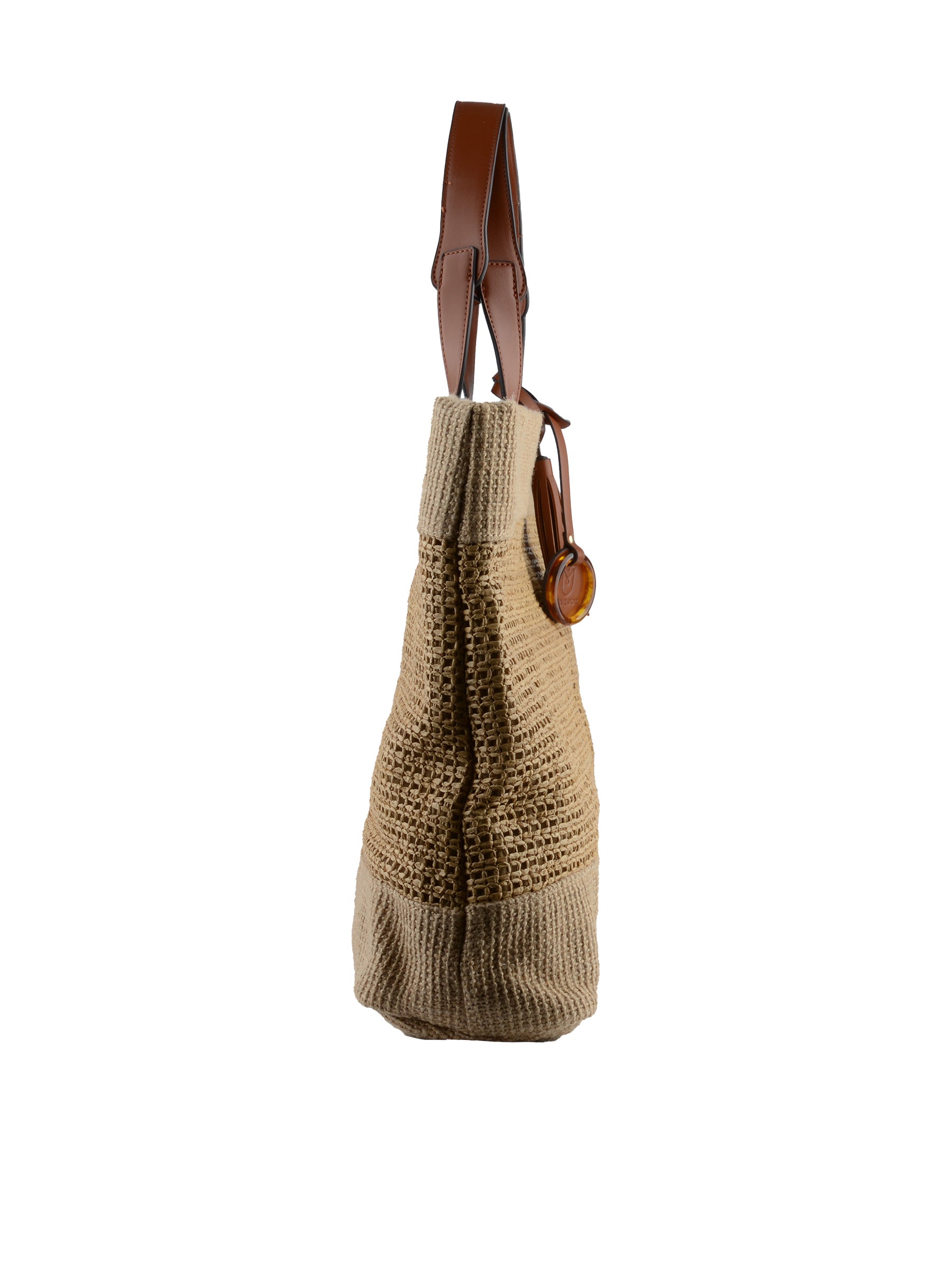 Kateleen - Sac shopping Beige/ Camel