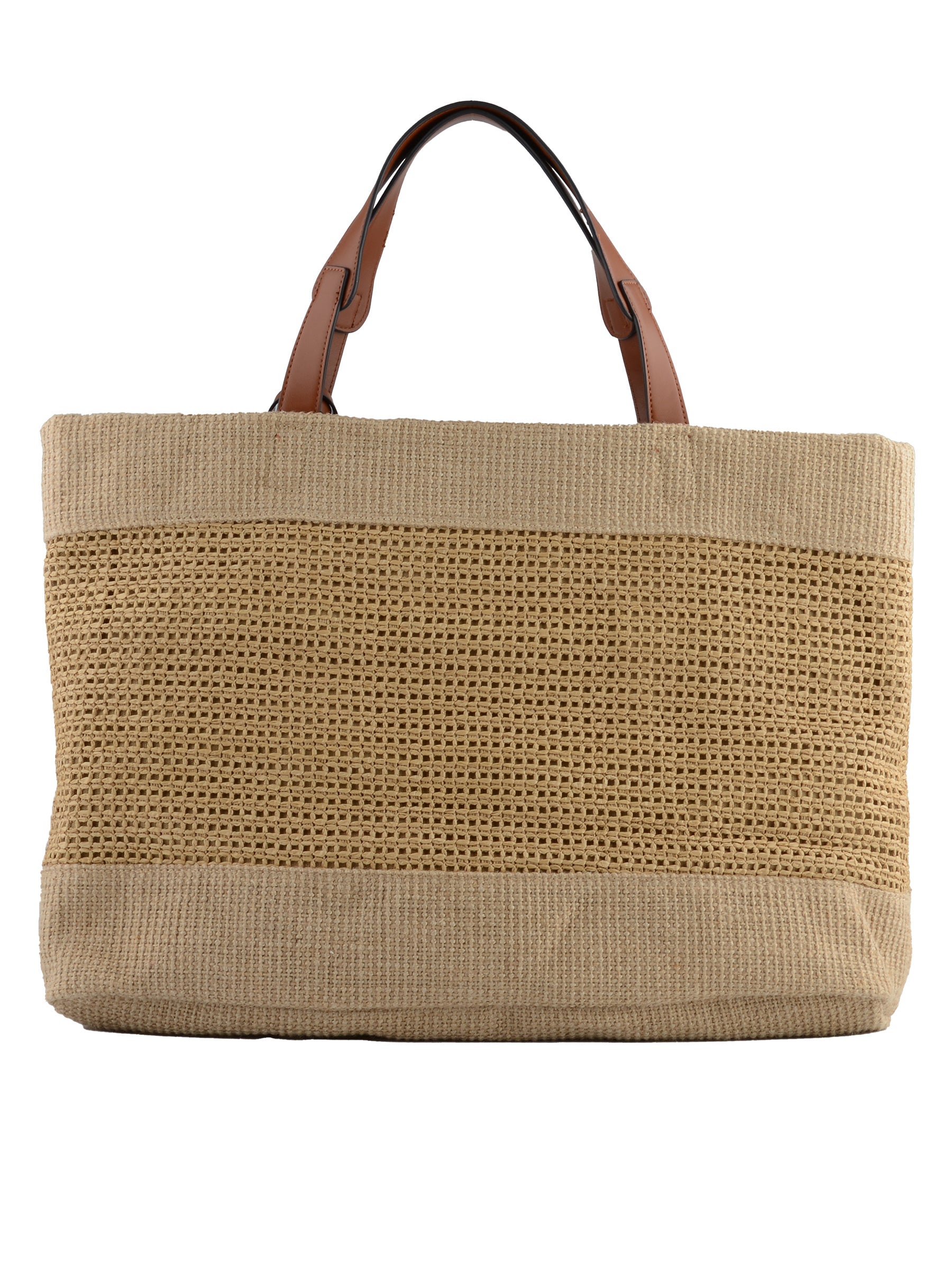 Kateleen - Sac shopping Beige/ Camel