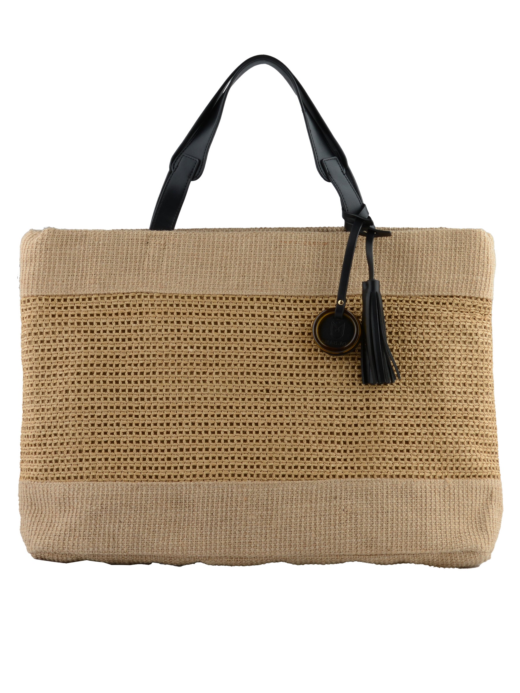 Kateleen - Sac shopping Beige/ Noir