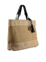 Kateleen - Sac shopping Beige/ Noir
