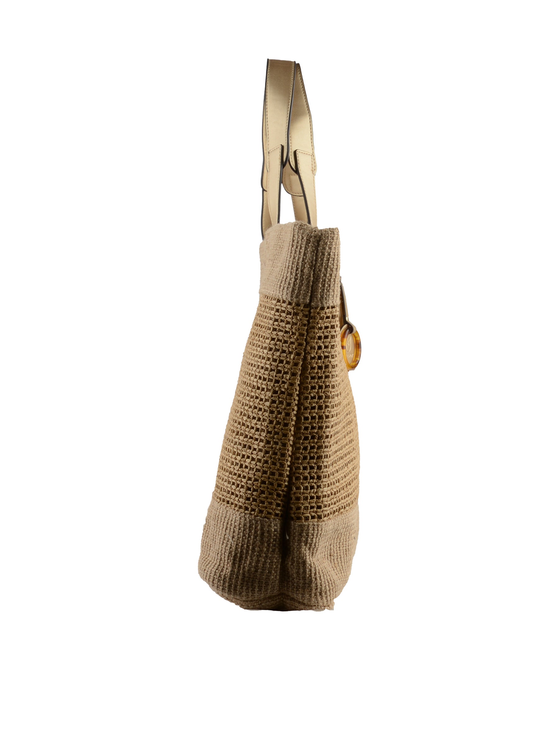 Kateleen - Sac shopping Beige/ Or
