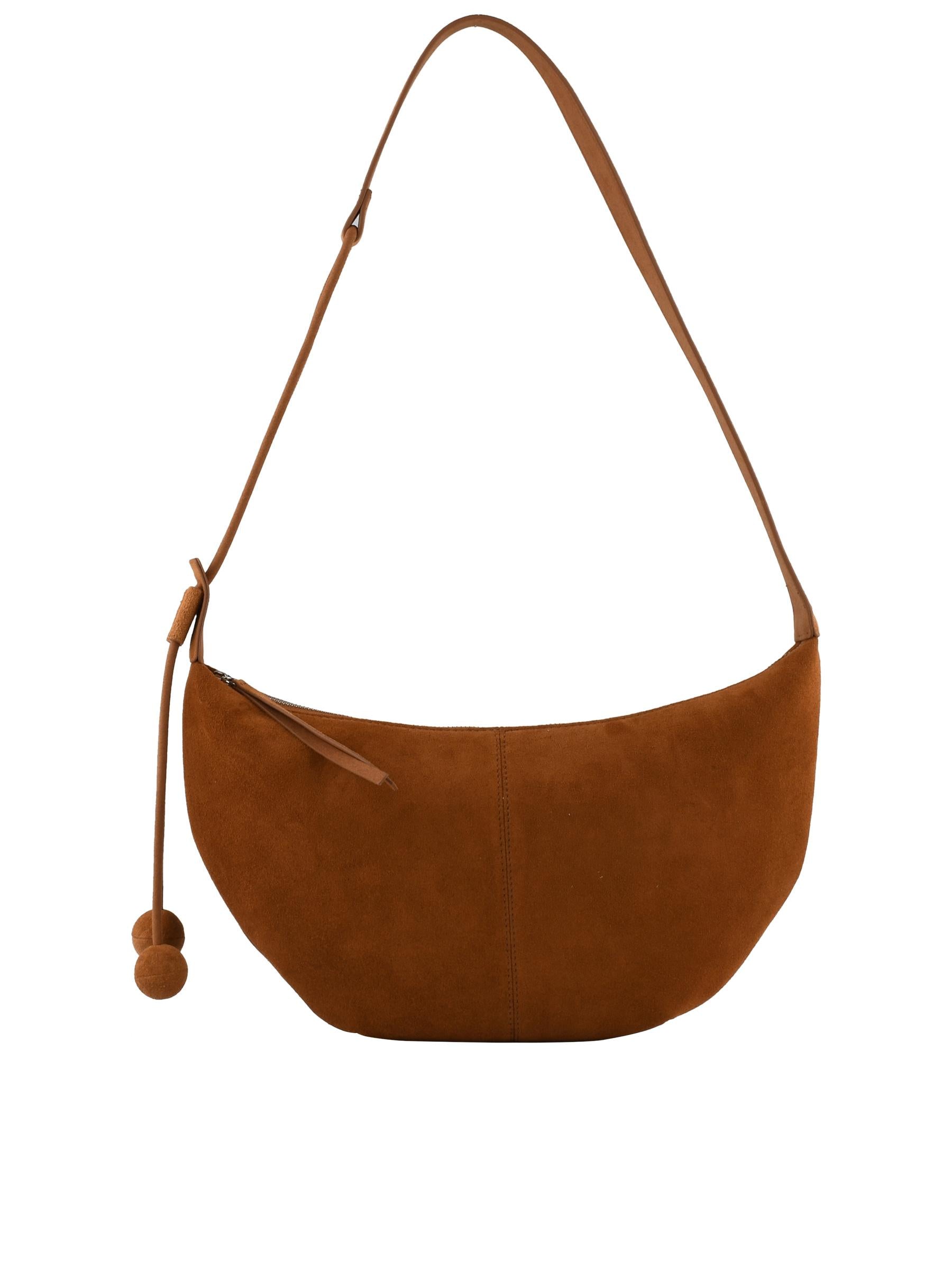 Camélia - Sac porté travers gold velours