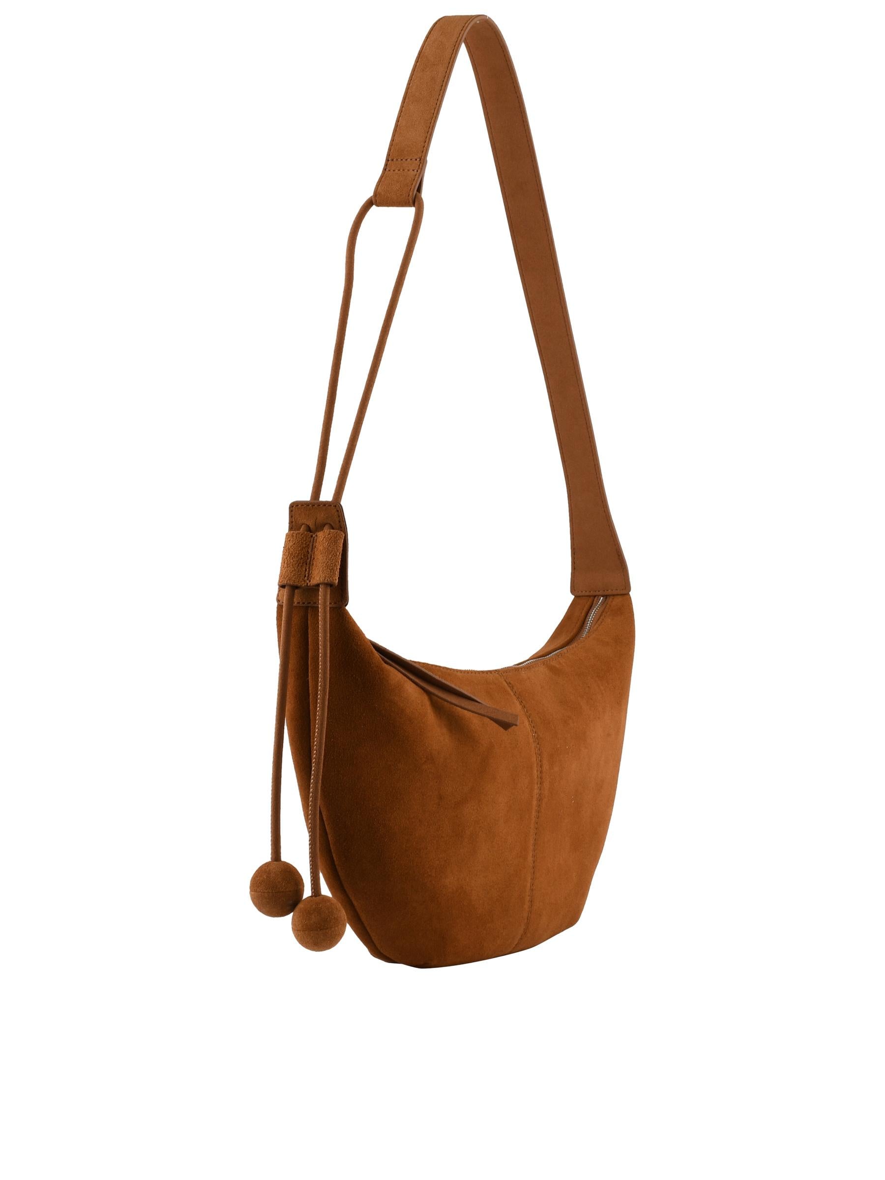 Camélia - Sac porté travers gold velours