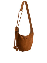 Camélia - Sac porté travers gold velours