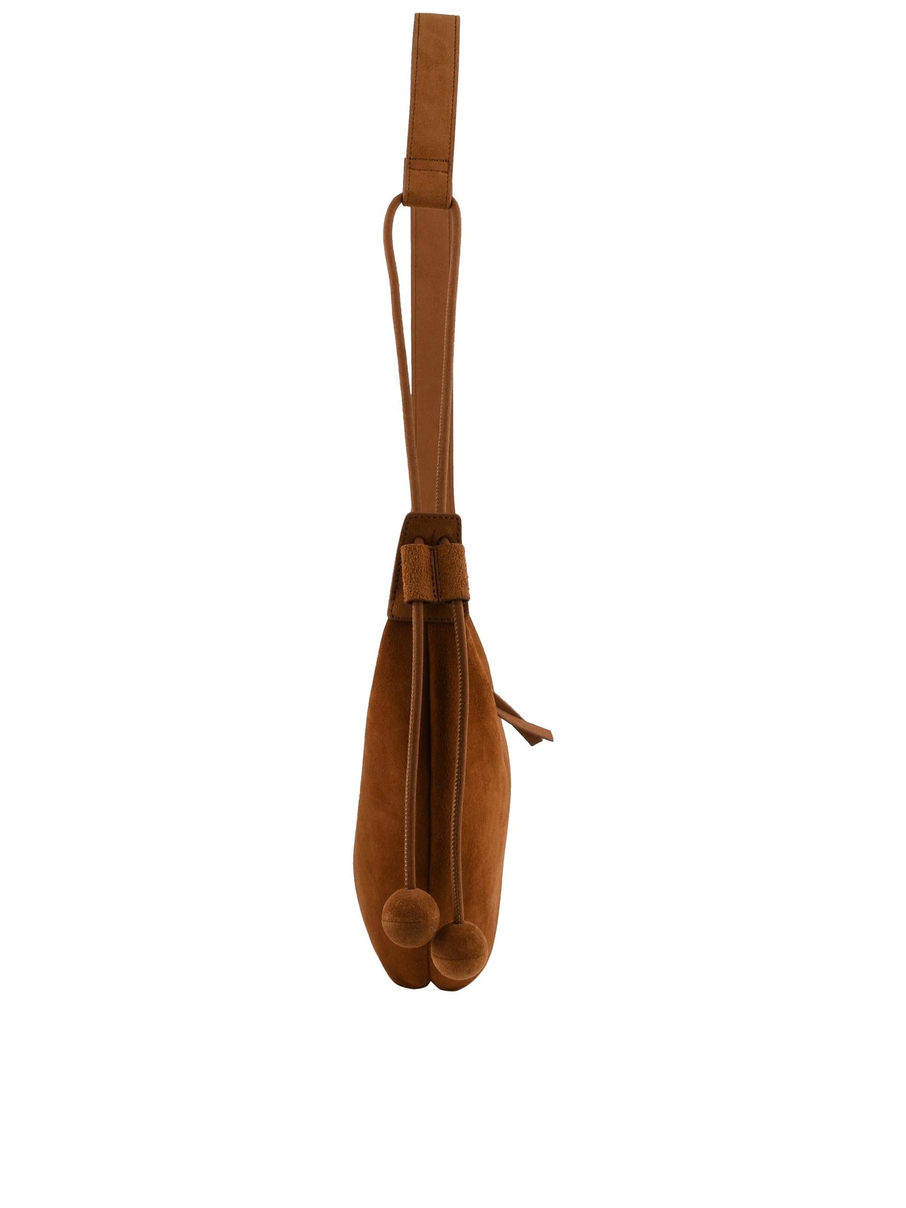 Camélia - Sac porté travers gold velours
