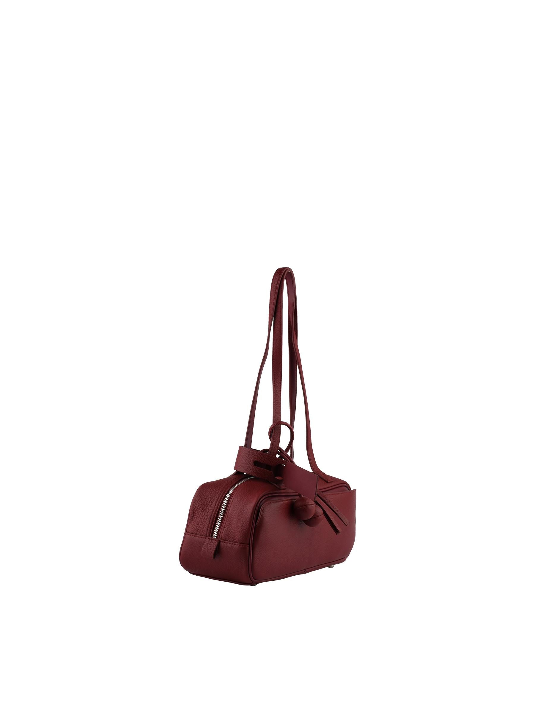 Camélia - Sac porté épaule bordeaux