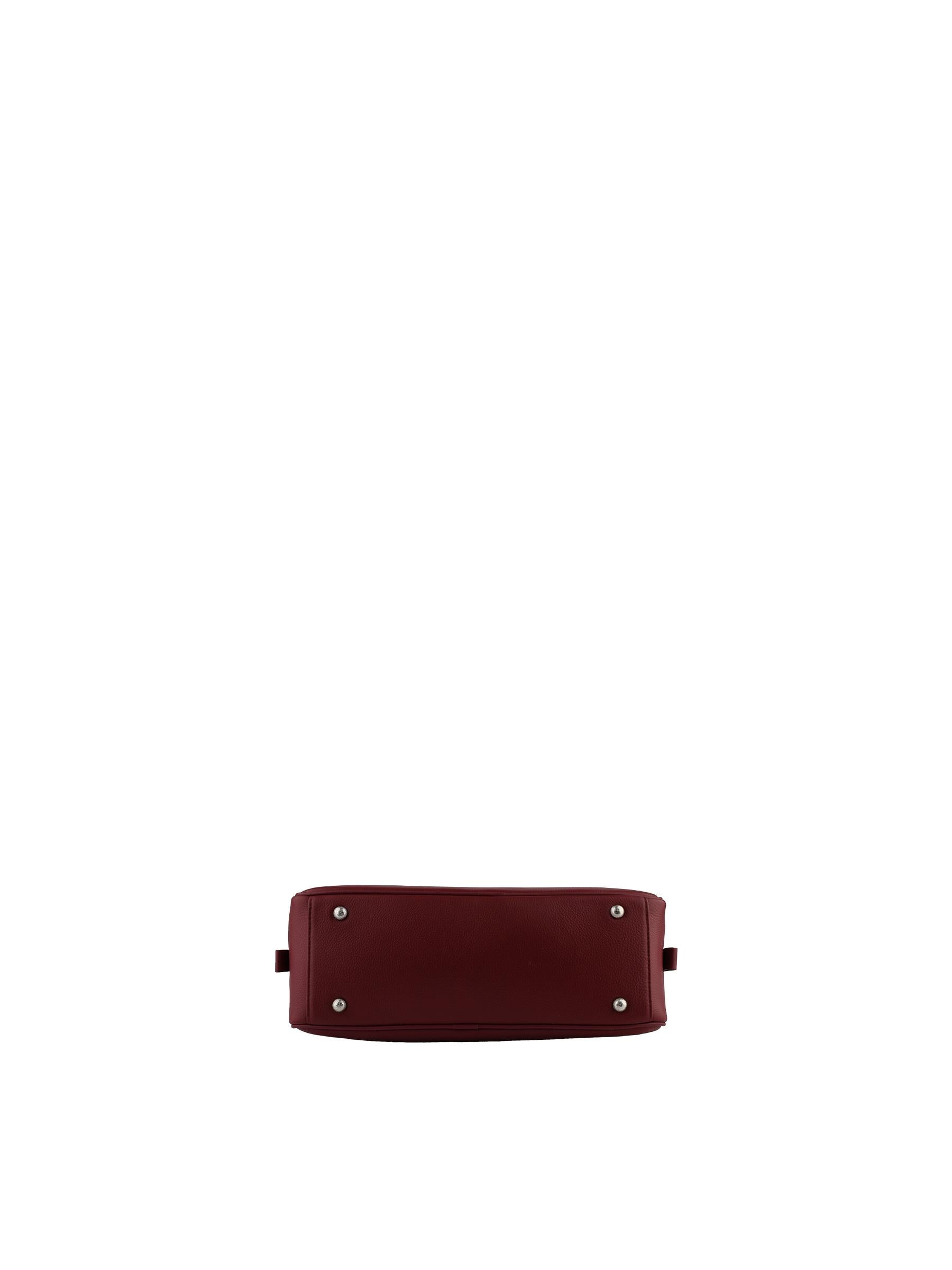 Camélia - Sac porté épaule bordeaux