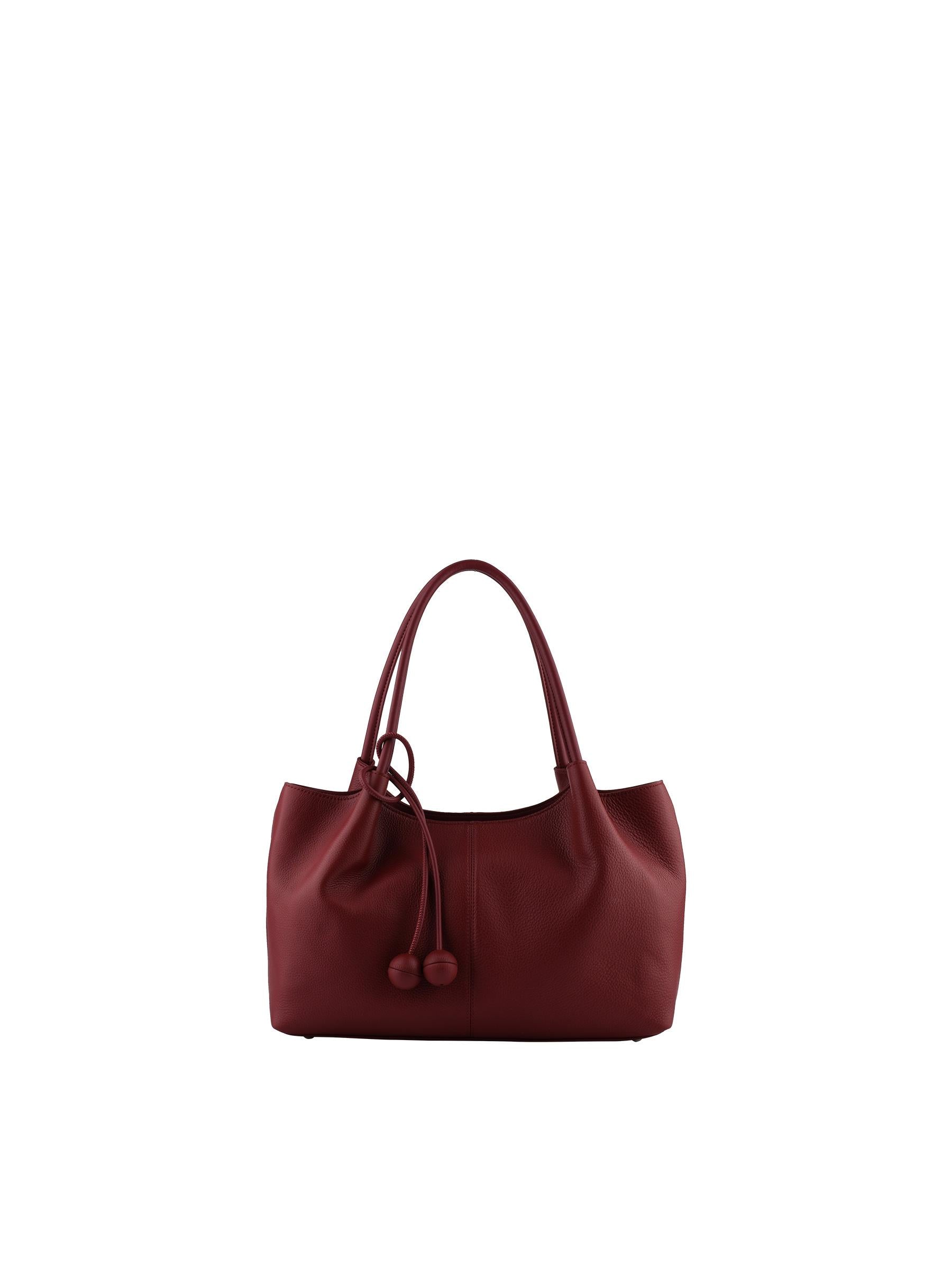 Camélia - Sac porté épaule bordeaux